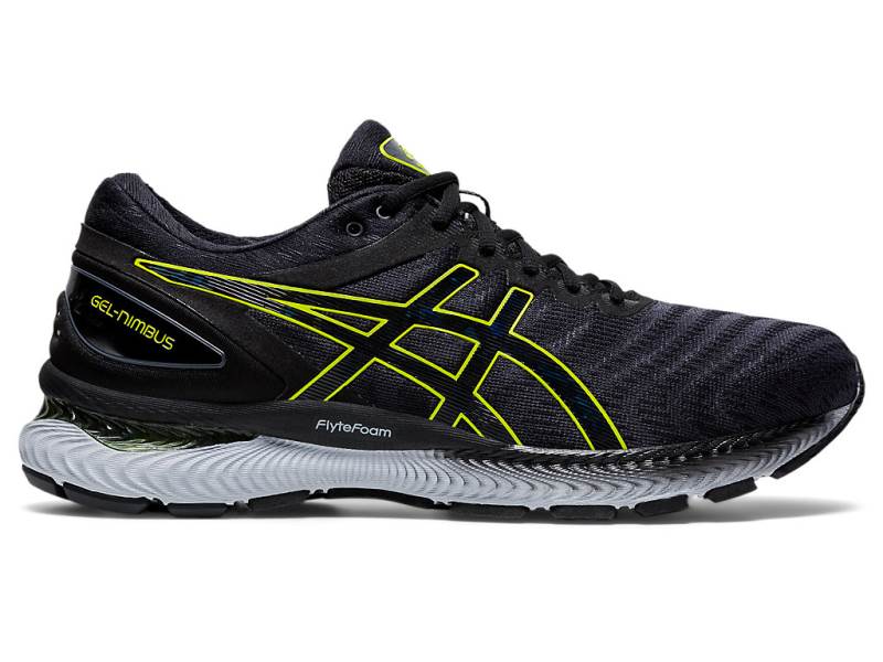 Sapatilhas Running Asics GEL-NIMBUS 22 Homem Pretas, 2689A447.122